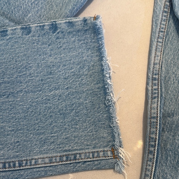 NWOT Abercrombie The 90’s Straight Mid Rise in Curve Love - Picture 5 of 5